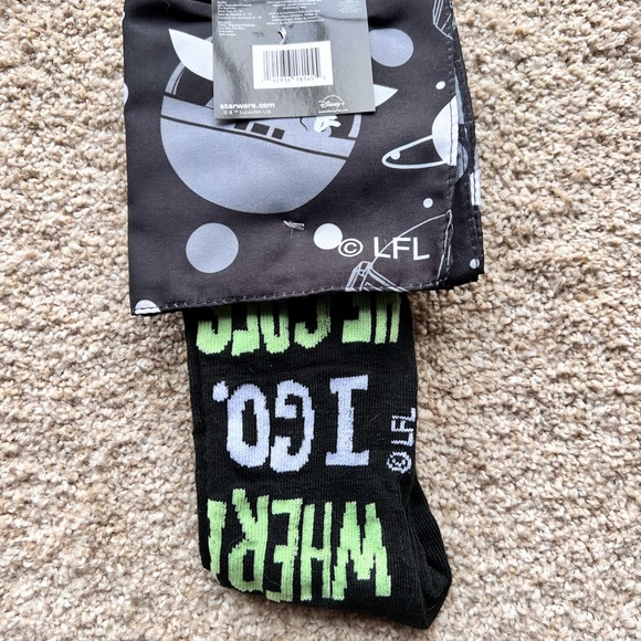 3 for $13 Star Wars socks and bandana - Picture 2 of 2